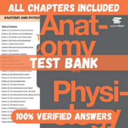 Test Bank For Anatomy and Physiology 1st Edition by OpenStax